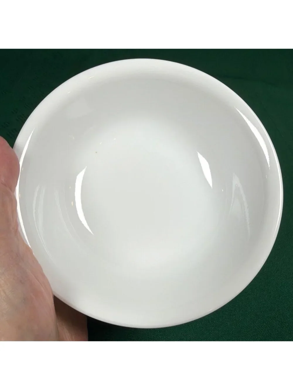 Vintage Retired 80s Set Lot of 4 Corelle Corning White Fruit Dessert Bowls USA